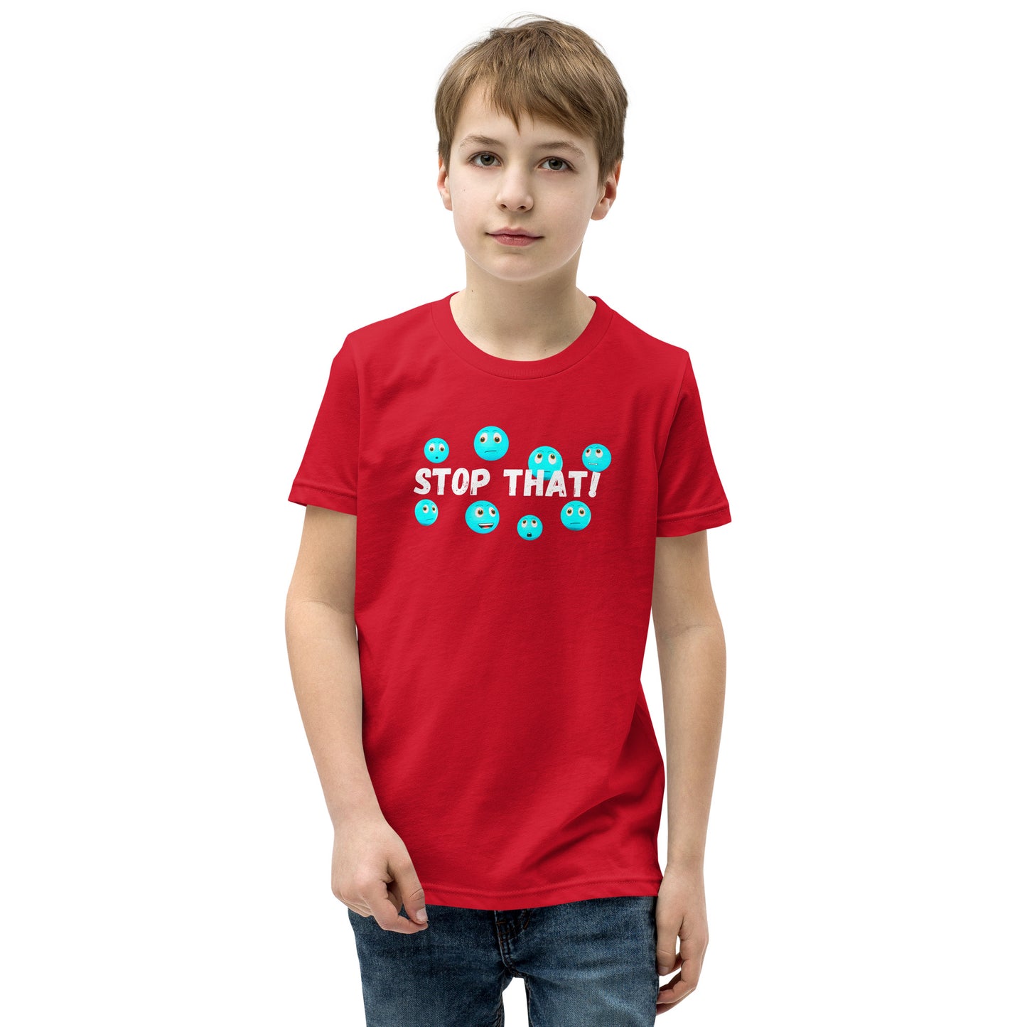 Toy Time Town Uranus Stop That! - Youth Short Sleeve T-Shirt