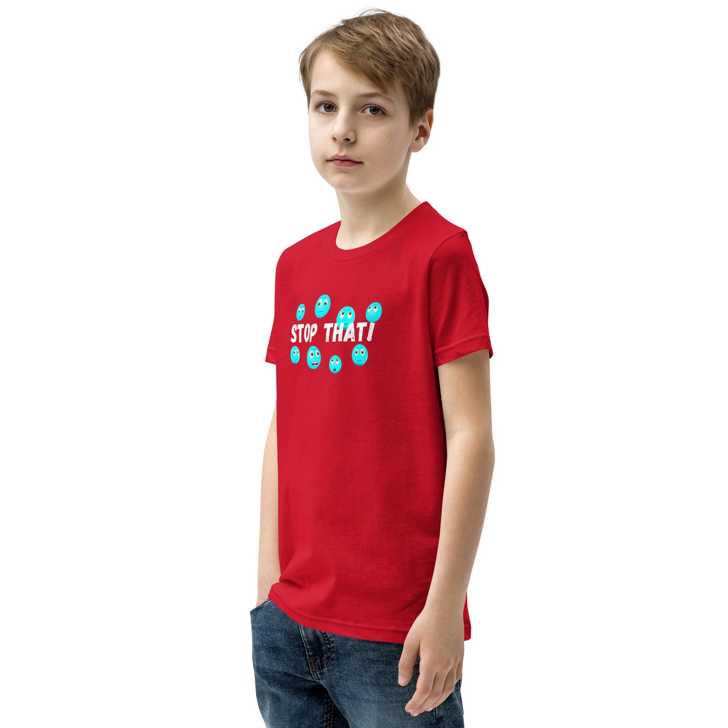 Toy Time Town Uranus Stop That! - Youth Short Sleeve T-Shirt