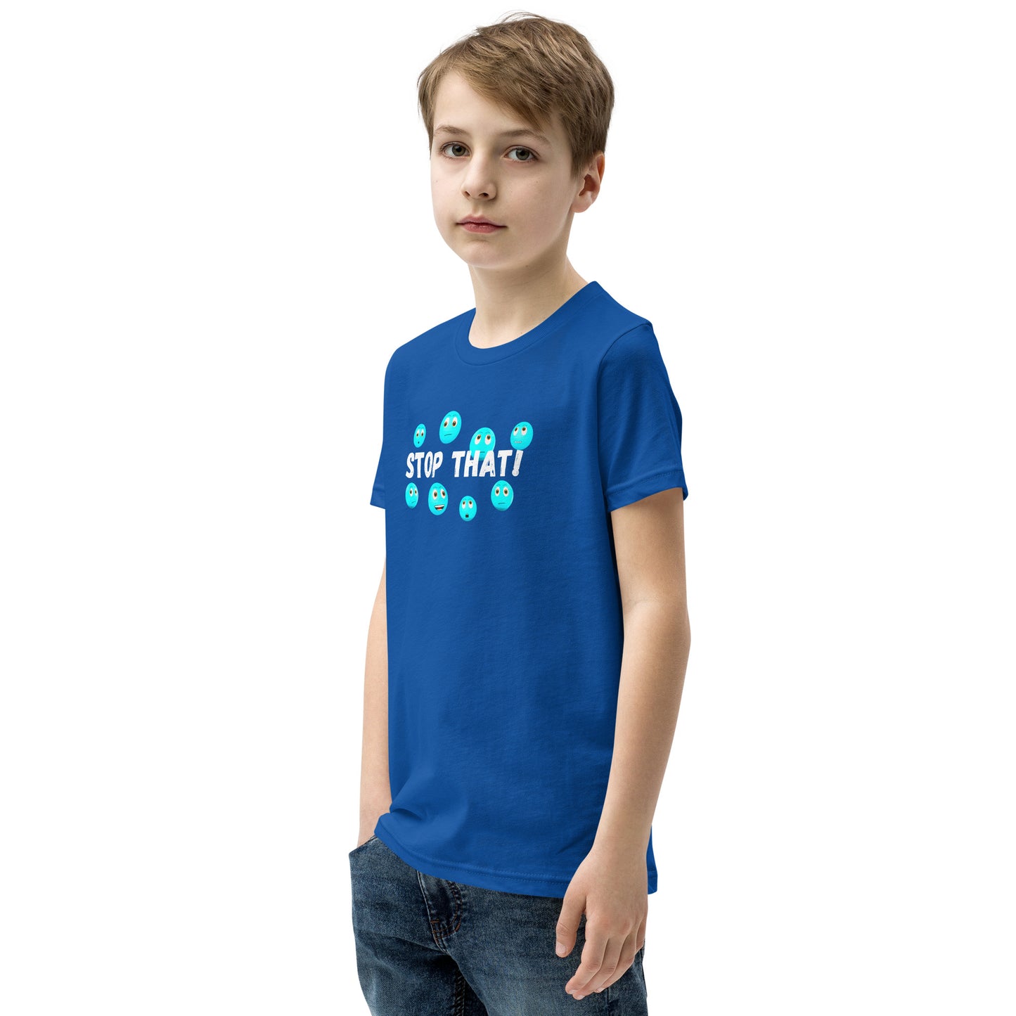 Toy Time Town Uranus Stop That! - Youth Short Sleeve T-Shirt