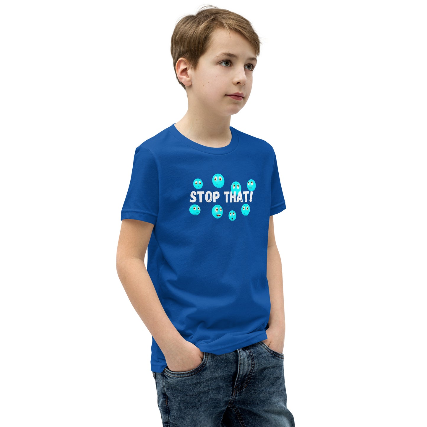 Toy Time Town Uranus Stop That! - Youth Short Sleeve T-Shirt